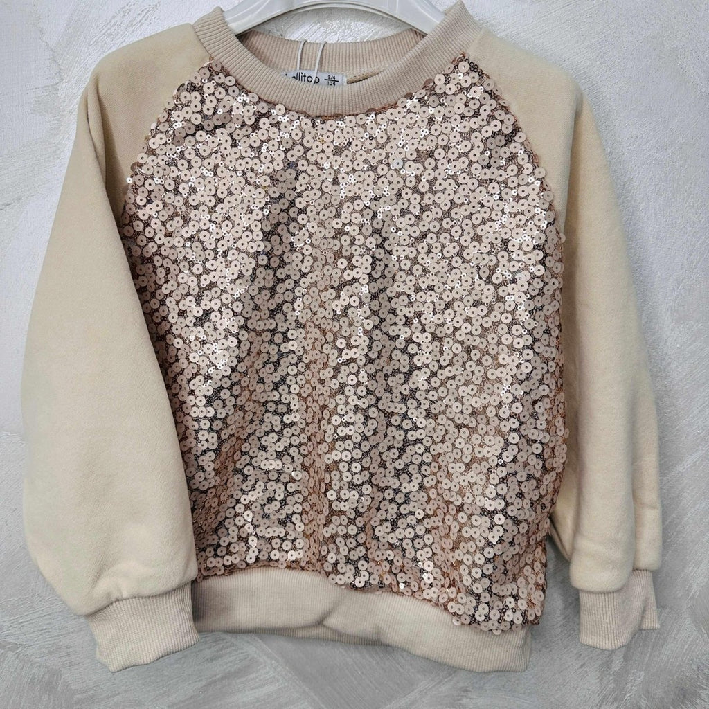 Felpa bimba paiette Begie Felpata - Piccole Canaglie - PC20385