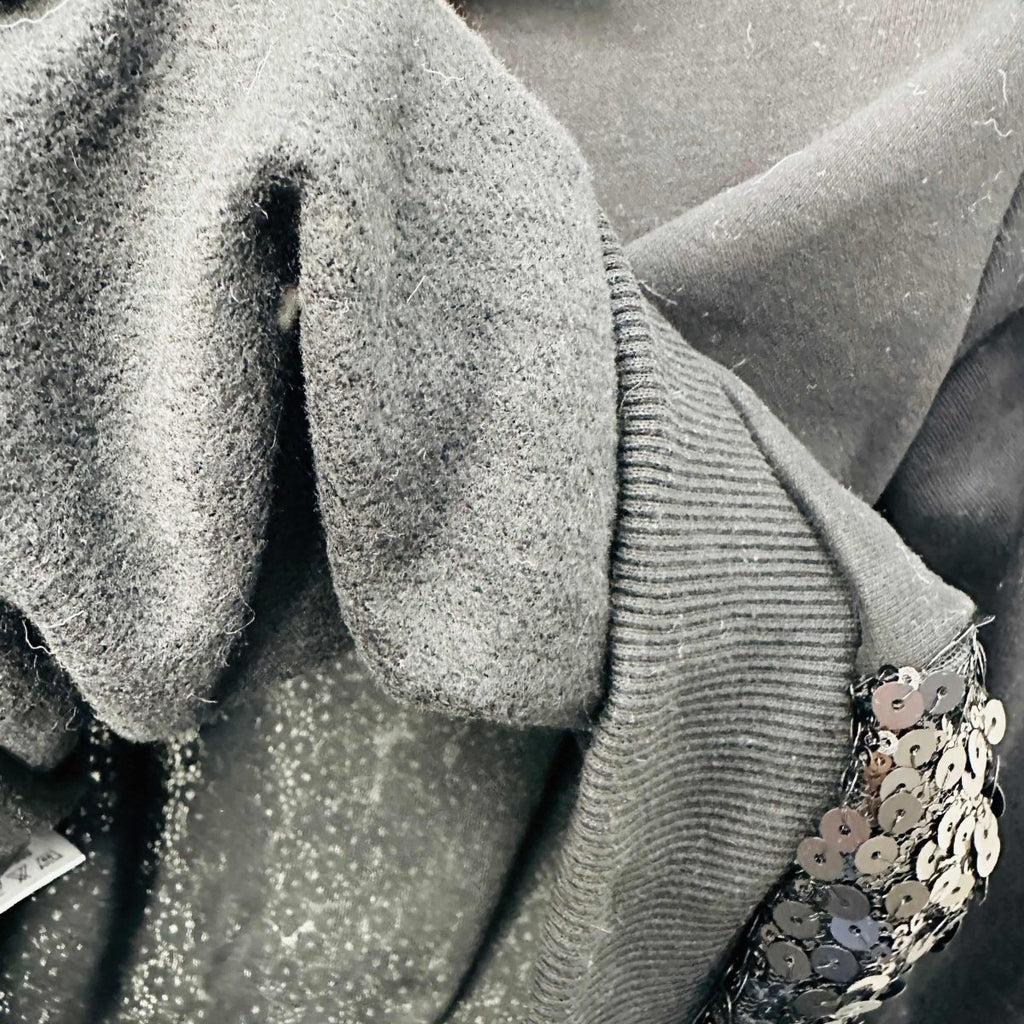 Felpa bimba paiette nera - Piccole Canaglie - PC20379