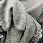 Felpa bimba paiette nera - Piccole Canaglie - PC20379