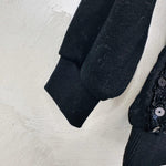 Felpa bimba paiette nera - Piccole Canaglie - PC20379