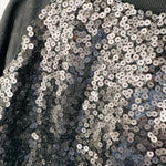 Felpa bimba paiette nera - Piccole Canaglie - PC20379