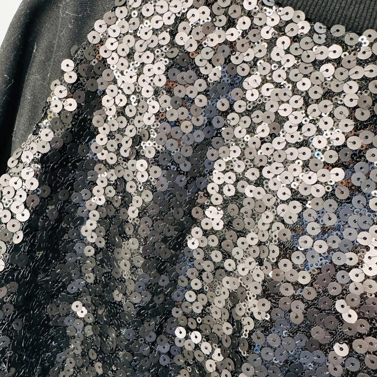 Felpa bimba paiette nera - Piccole Canaglie - PC20379