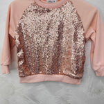 Felpa bimba paiette Rosa - Piccole Canaglie - PC20373