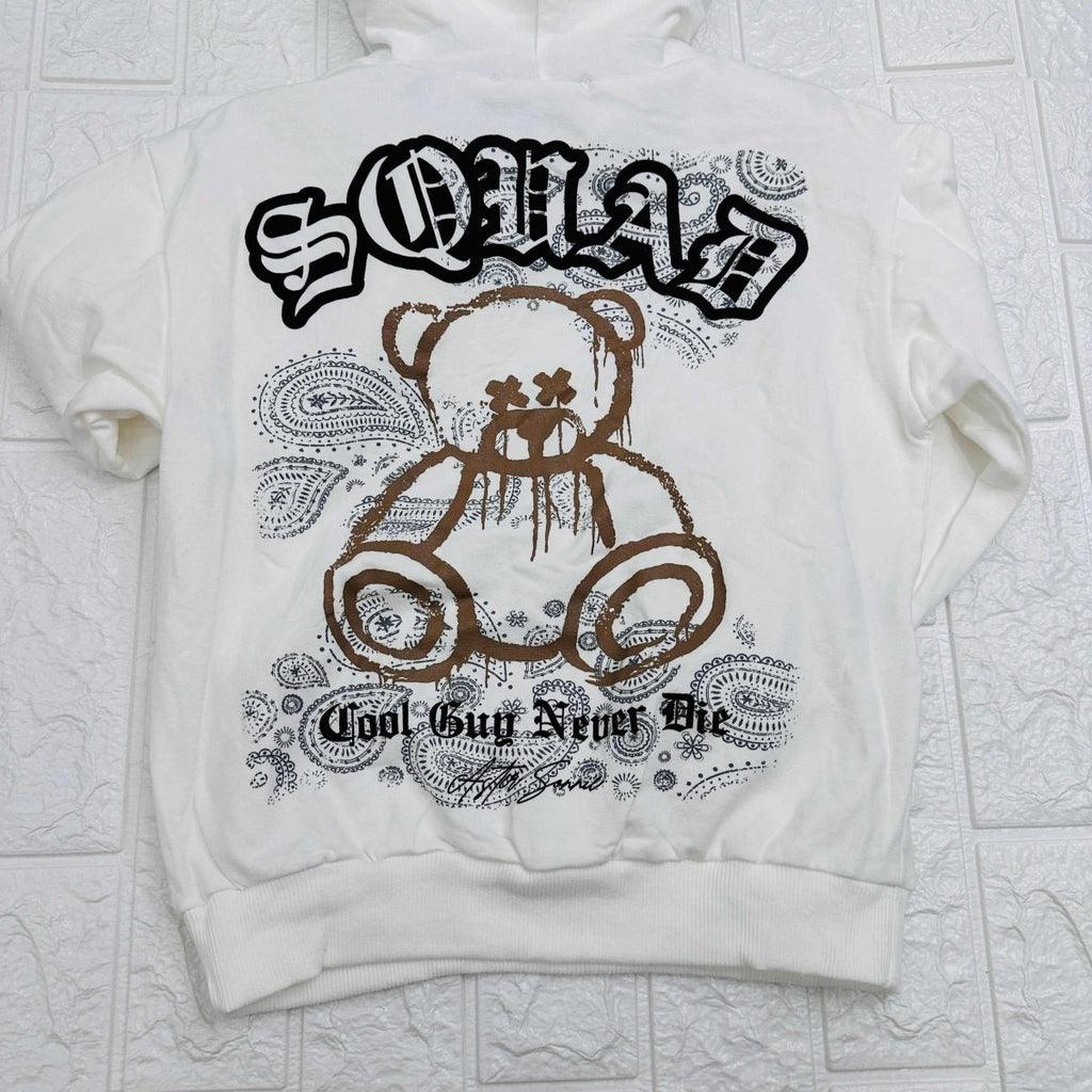 Felpa con stampa su retro orso 🐻 - Piccole Canaglie - PC21132