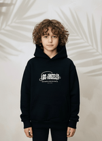 Felpa Los Angeles nera Caldo Cotone - Piccole Canaglie - PC23714