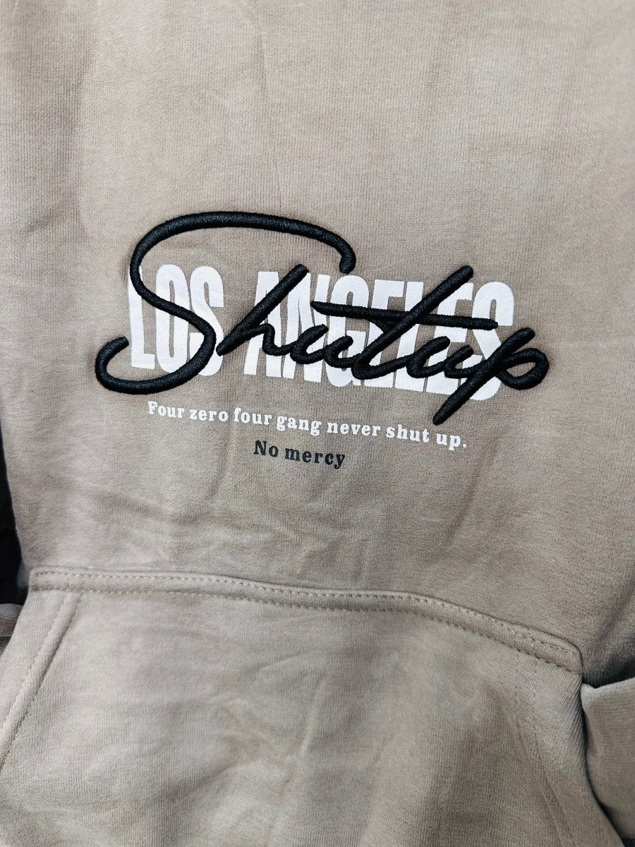 Felpa Los Angeles tortora Caldo Cotone - Piccole Canaglie - PC23719