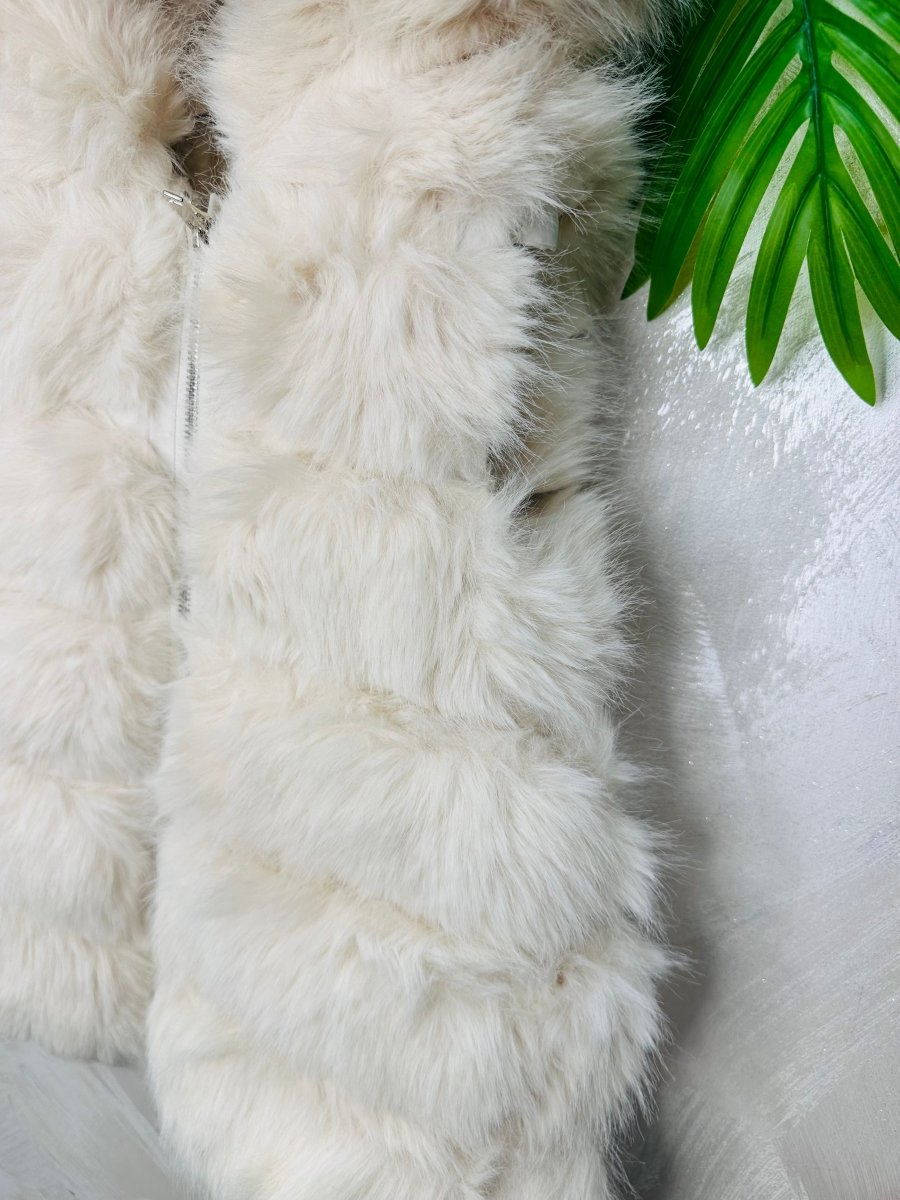 Gilet Eco Pelliccia White Luxury - Piccole Canaglie - PC23408