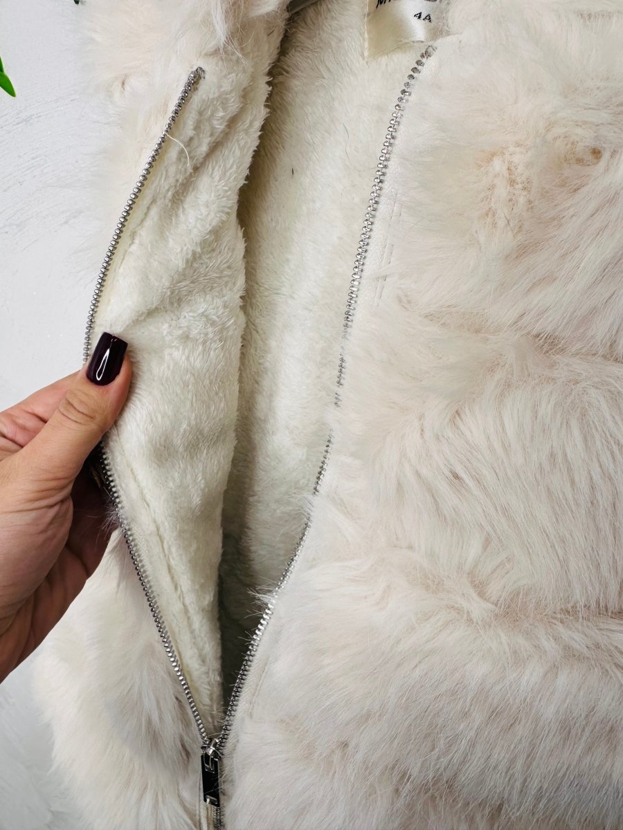 Gilet Eco Pelliccia White Luxury - Piccole Canaglie - PC23408