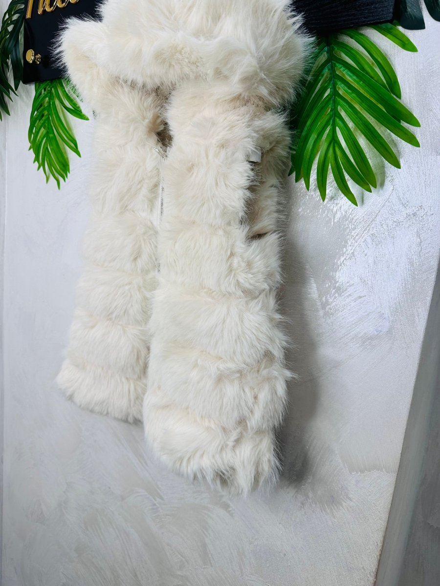 Gilet Eco Pelliccia White Luxury - Piccole Canaglie - PC23408