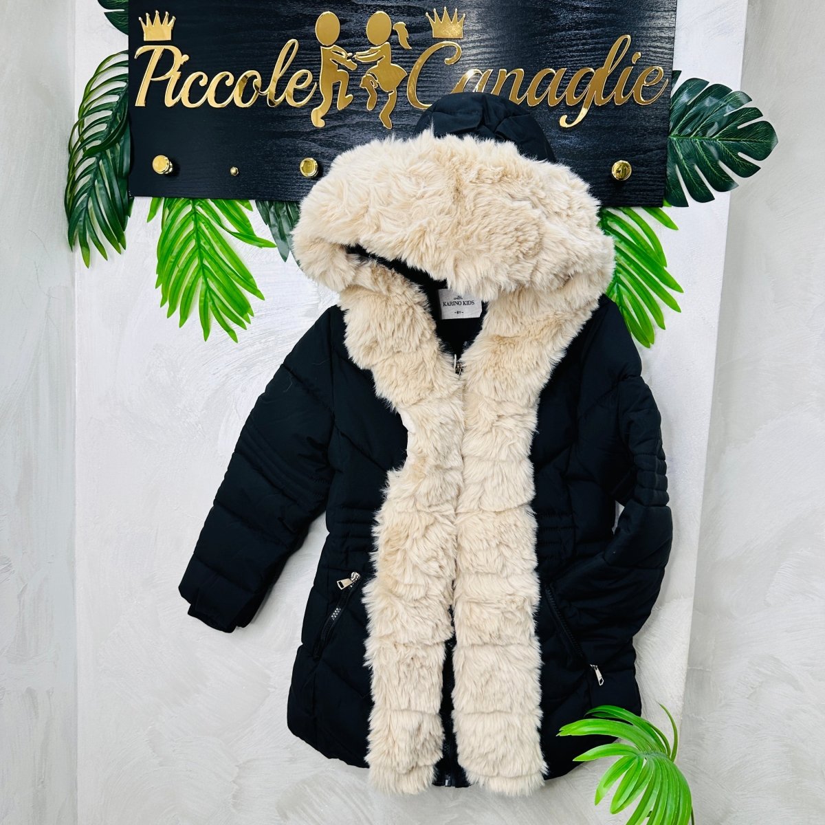 Giubbotto Angel nero - Piccole Canaglie - PC22527