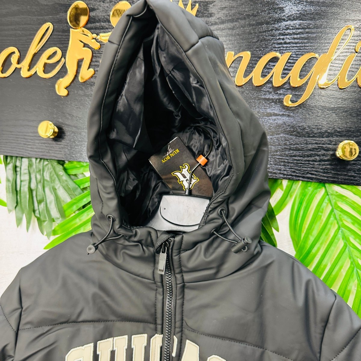 Giubbotto Chicago nero - Piccole Canaglie - PC22992