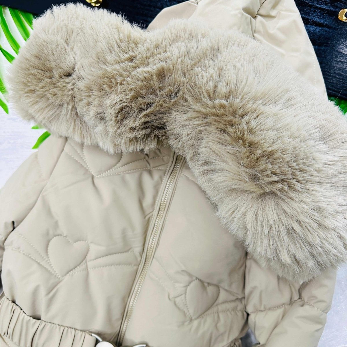 Giubbotto Cuore Begie - Piccole Canaglie - PC22034