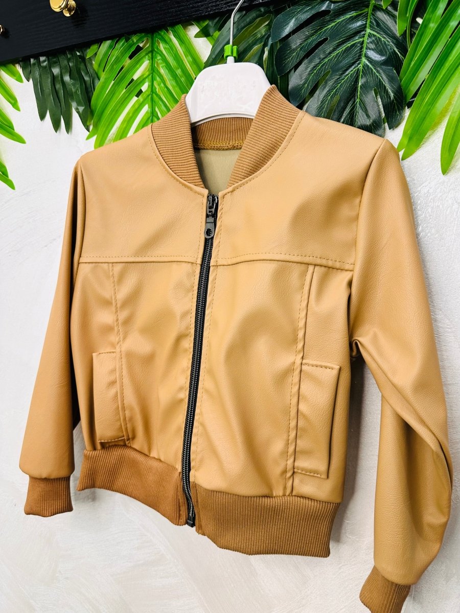 Giubbotto Ecopelle Biscotto 23020 - Piccole Canaglie - PC25544