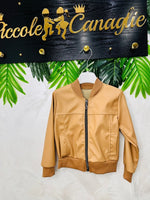 Giubbotto Ecopelle Biscotto 23020 - Piccole Canaglie - PC25544