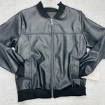 Giubbotto ecopelle Nero - Piccole Canaglie - 