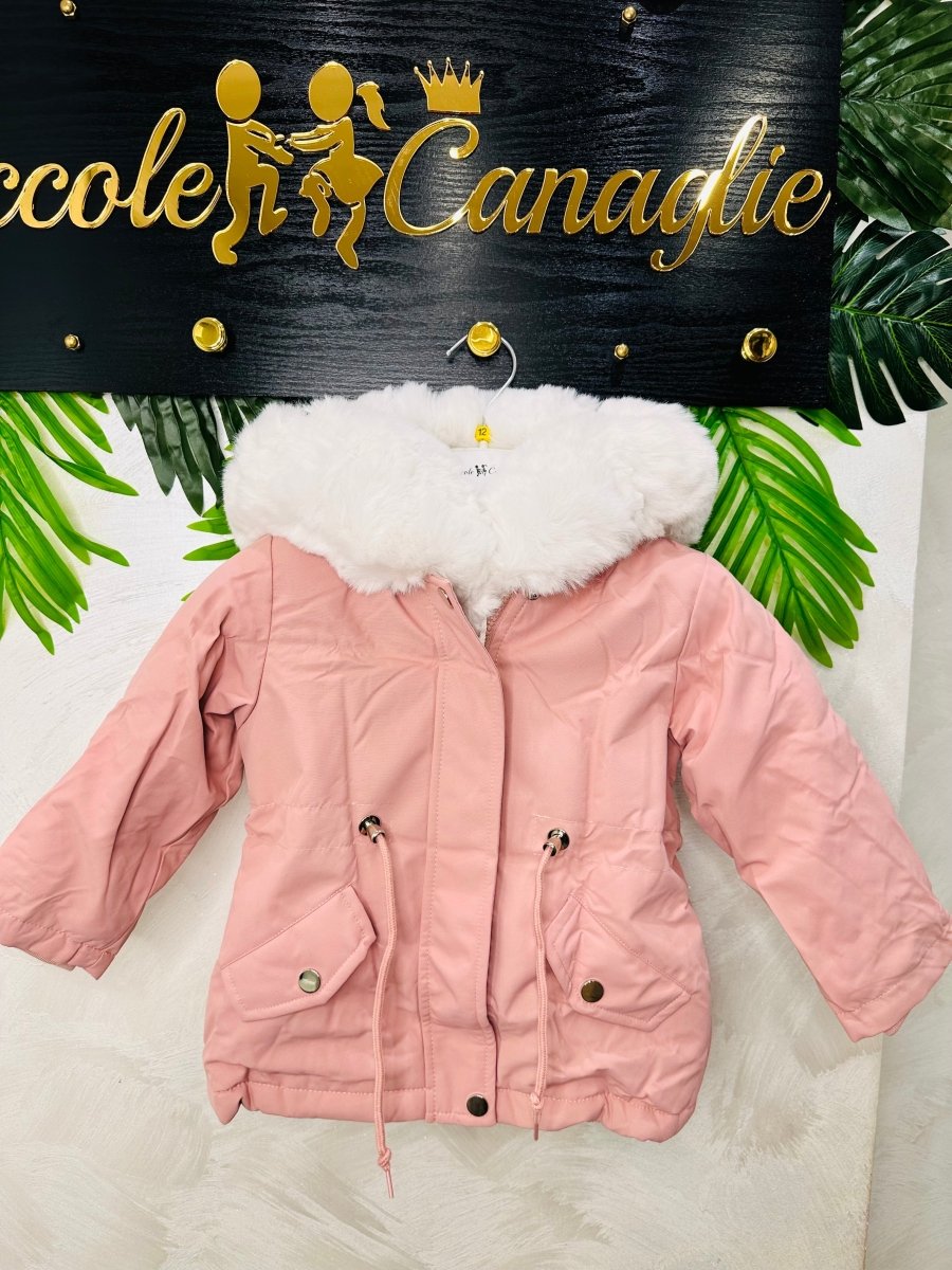 Giubbotto Glamour rosa - Piccole Canaglie - PC24150