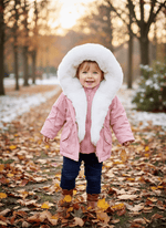 Giubbotto Glamour rosa - Piccole Canaglie - PC24150