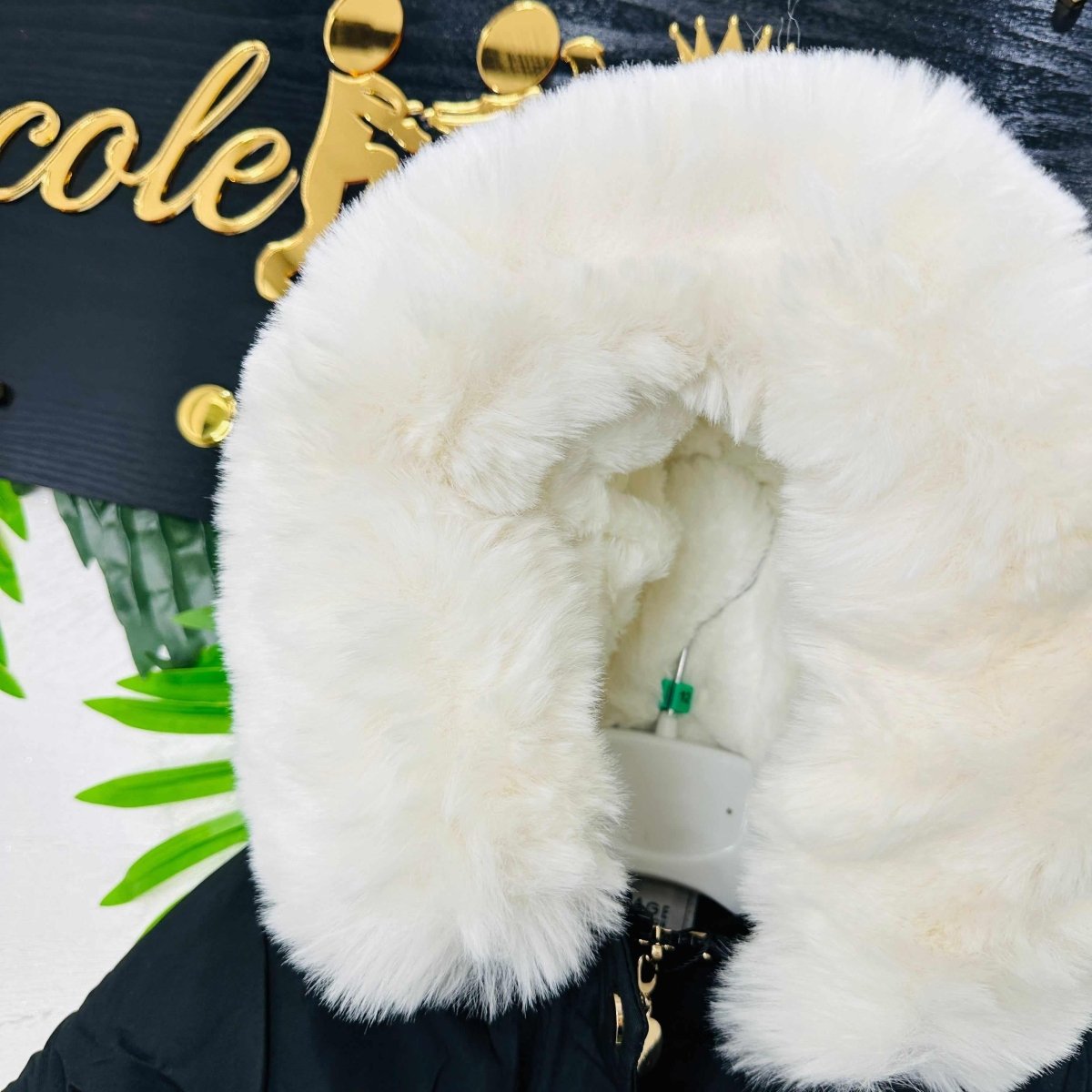 Giubbotto Miss Image Nero - Piccole Canaglie - PC22054