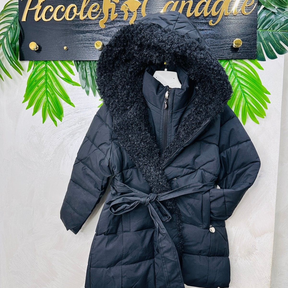 Giubbotto Modello Capri Nero - Piccole Canaglie - PC22874