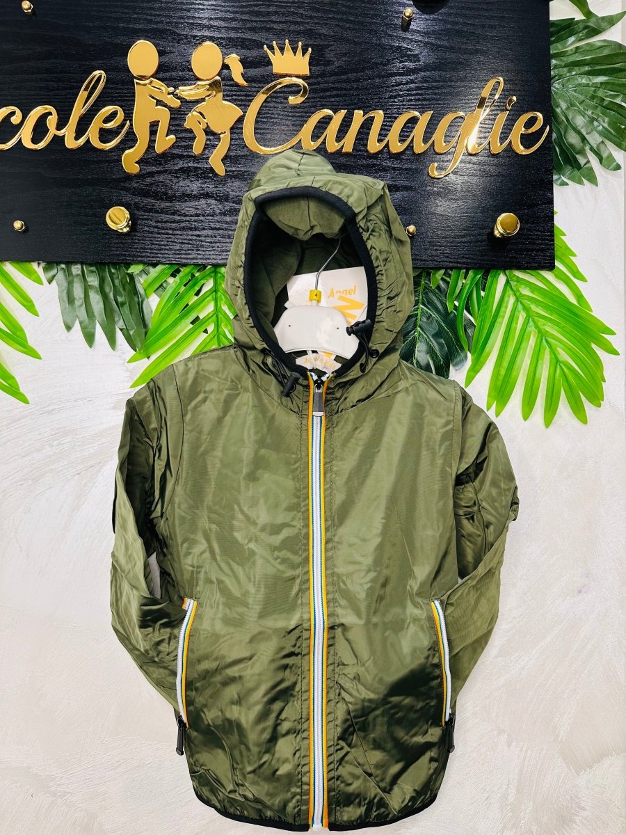 Giubbotto Modello Kiwey” Verde 4052 - Piccole Canaglie - PC25659