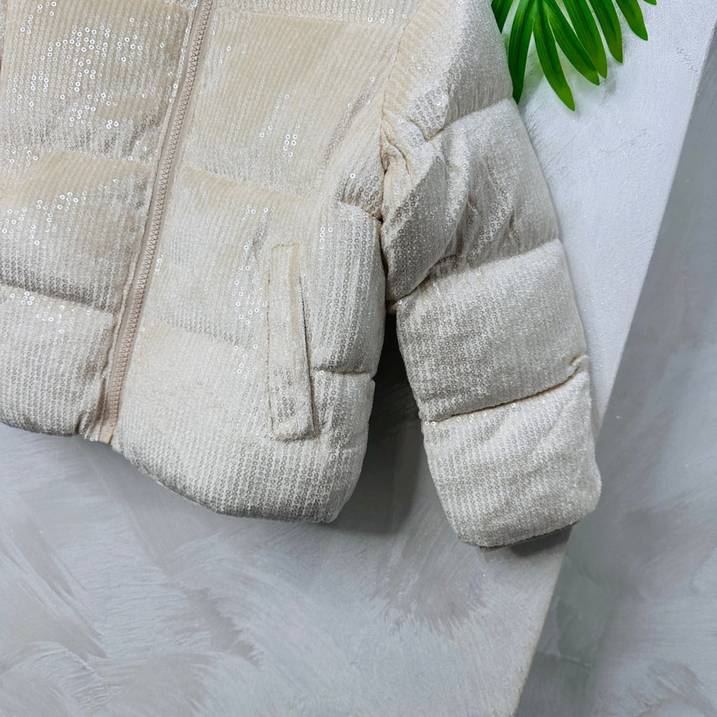 Giubbotto Piette Avorio - Piccole Canaglie - PC22836