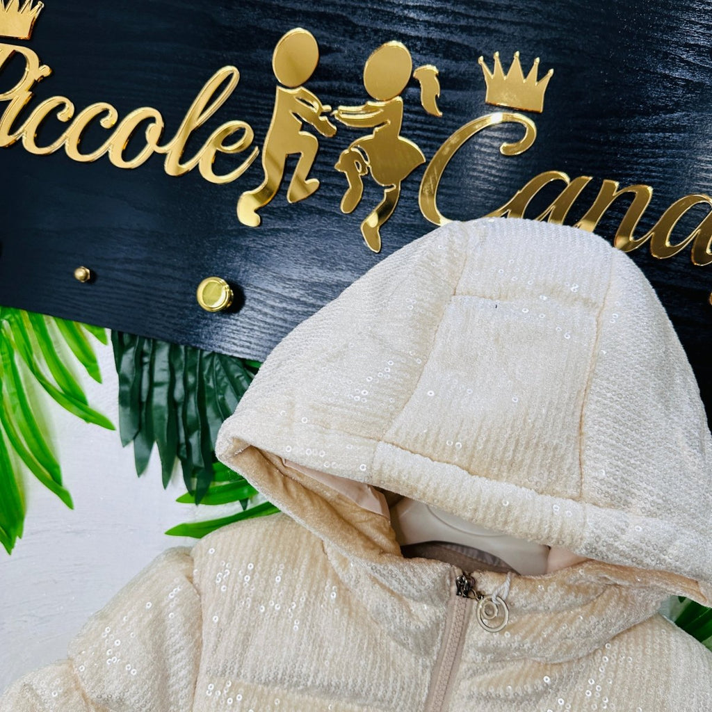 Giubbotto Piette Avorio - Piccole Canaglie - PC22836