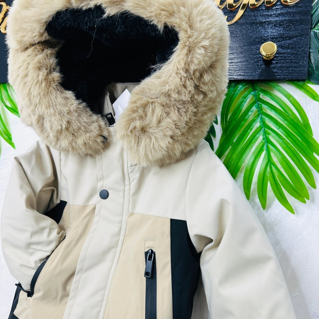 Giubbotto Tricolor Begie - Piccole Canaglie - PC22846