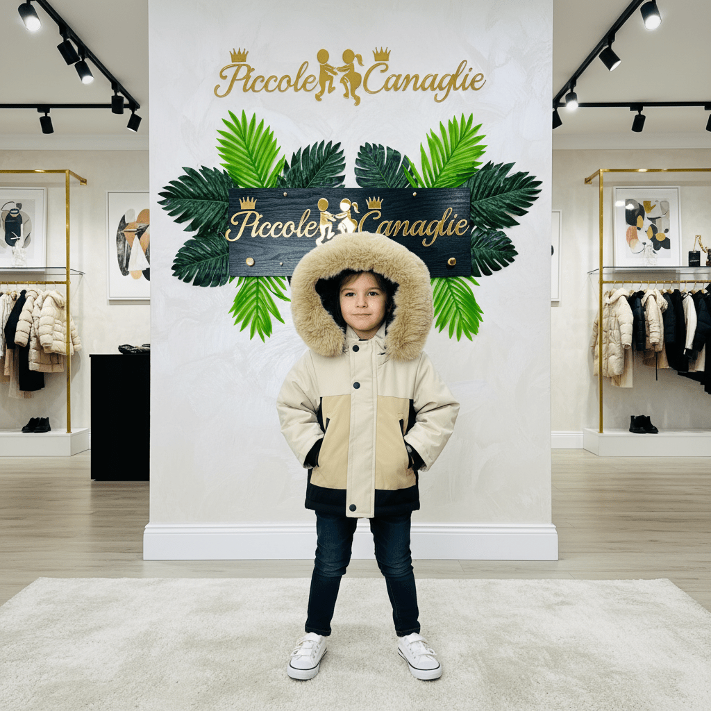 Giubbotto Tricolor Begie - Piccole Canaglie - PC22846