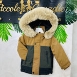 Giubbotto Tricolor Marrone - Piccole Canaglie - PC22851
