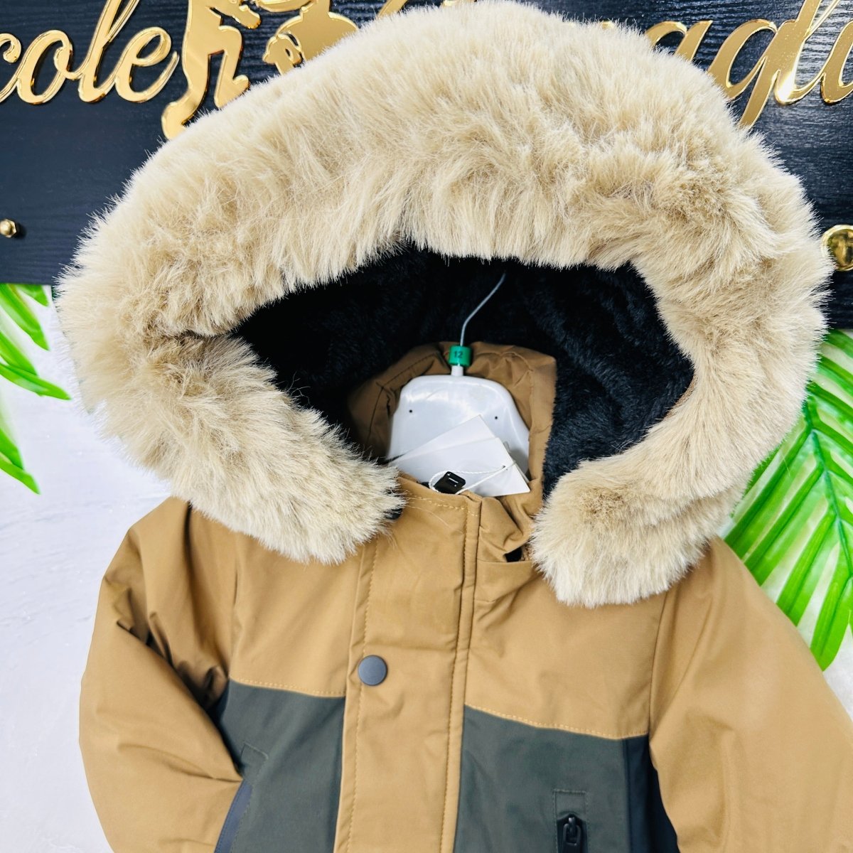 Giubbotto Tricolor Marrone - Piccole Canaglie - PC22851