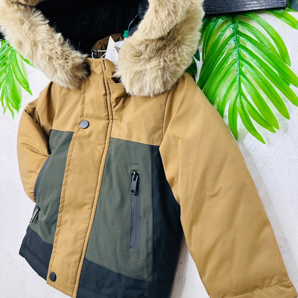 Giubbotto Tricolor Marrone - Piccole Canaglie - PC22851