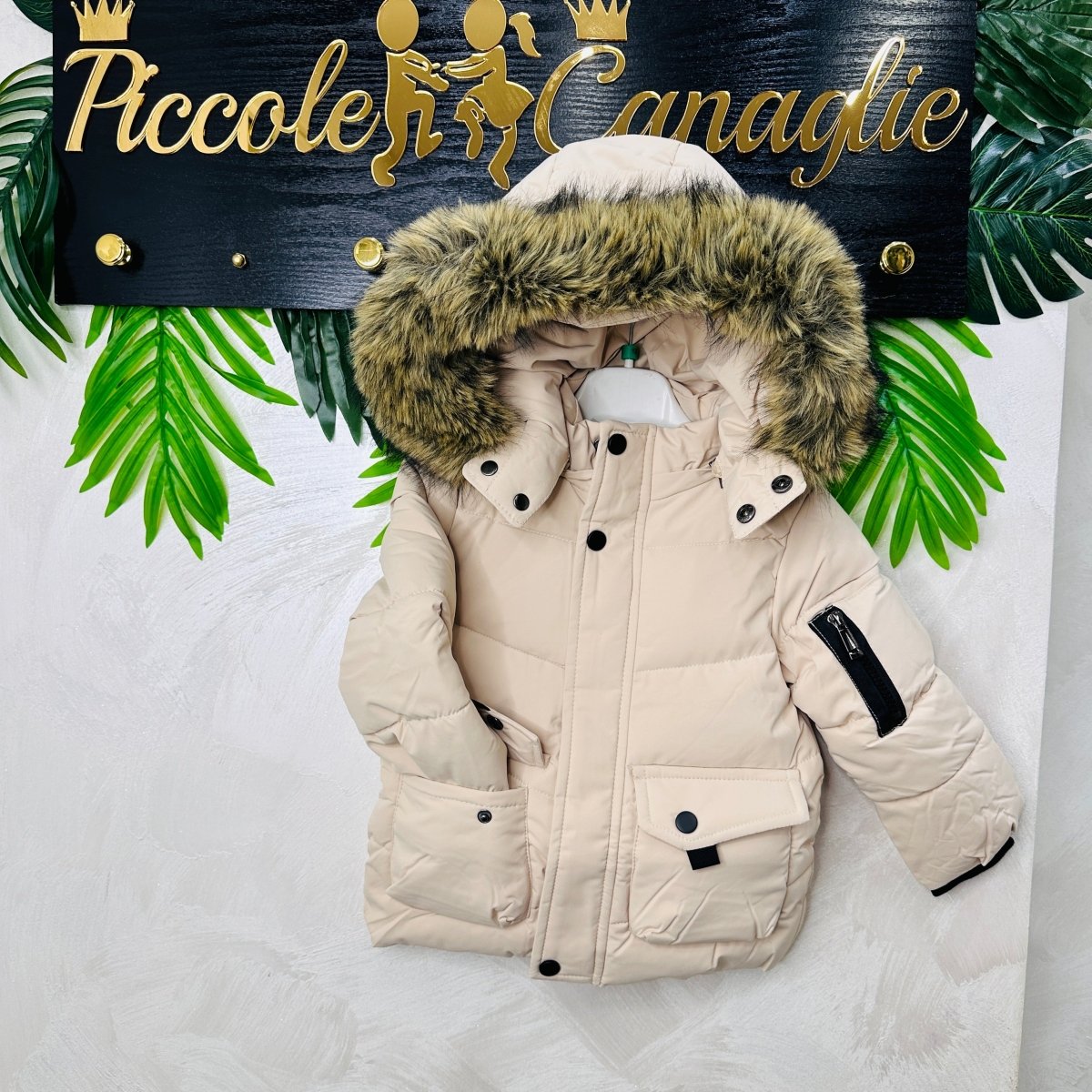 Giubbotto Urchin Beige - Piccole Canaglie - PC22892