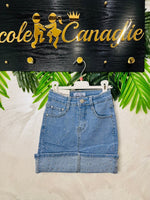 Gonna in jeans brillantini 7815 - Piccole Canaglie - PC26232