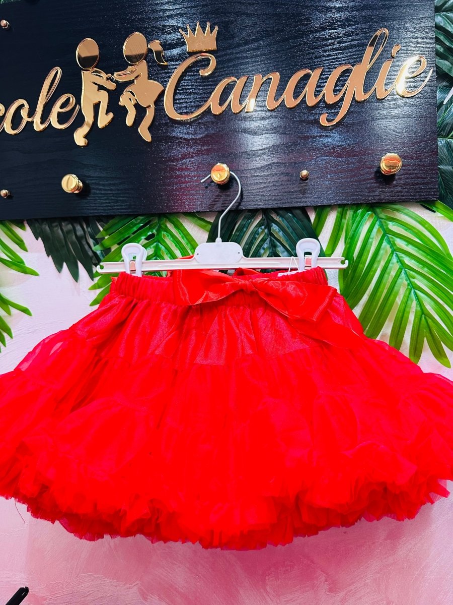 Gonna in tulle Rossa Luxury - Piccole Canaglie - PC23933