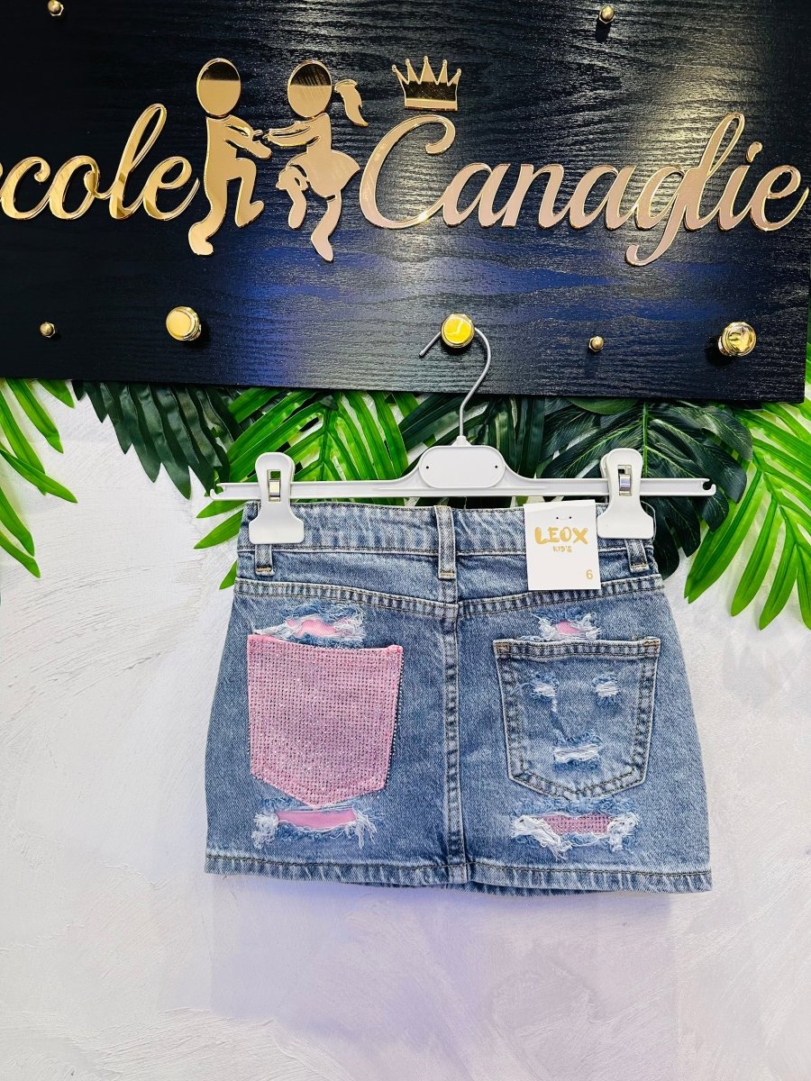 Gonnellino Taschino Rosa Yg137 - Piccole Canaglie - PC27203