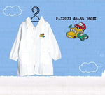 Grembiule Asilo Bianco F32073 Bus E Macchine Con Cerniera - Piccole Canaglie - PC30057