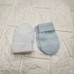 Guantini antigraffio bianco/celo - Piccole Canaglie - PC20460