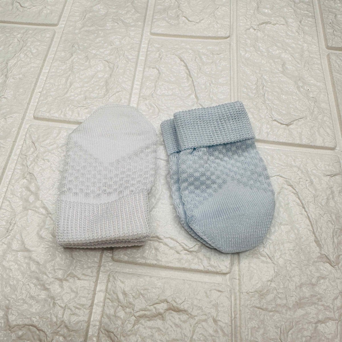 Guantini antigraffio bianco/celo - Piccole Canaglie - PC20460