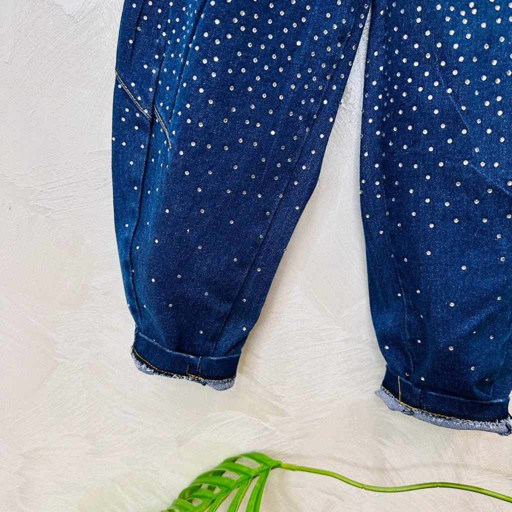 Jeans Ballon Brillantini mesi - Piccole Canaglie - PC21565