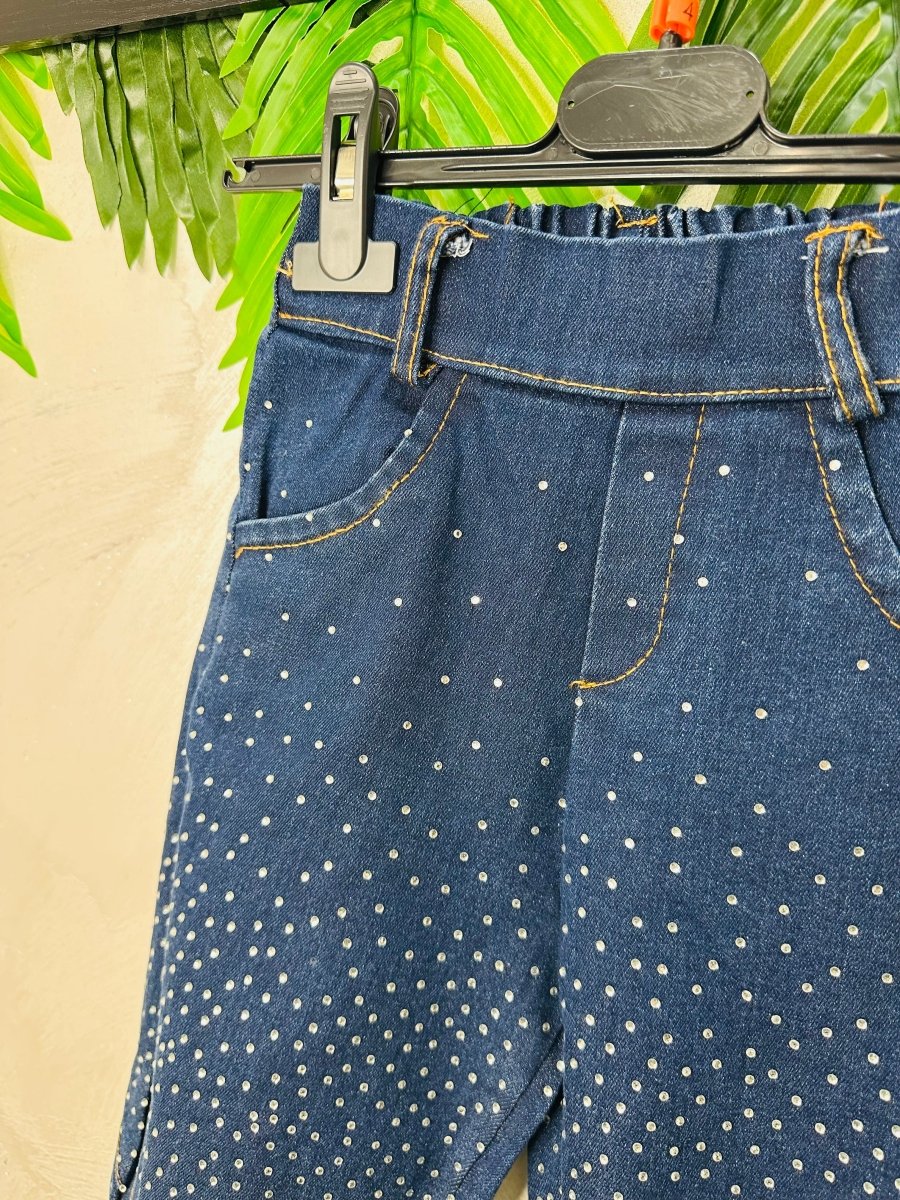 Jeans Ballon Sky Glitter - Piccole Canaglie - PC23464