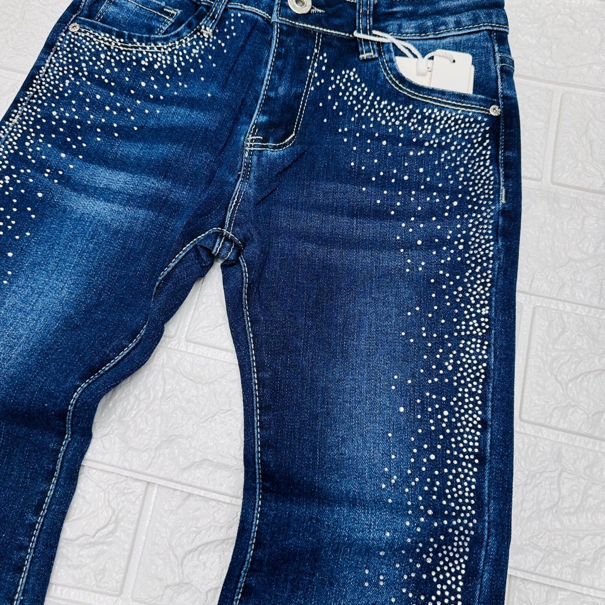 Jeans bimba brillantini Zs267 - Piccole Canaglie - PC20481