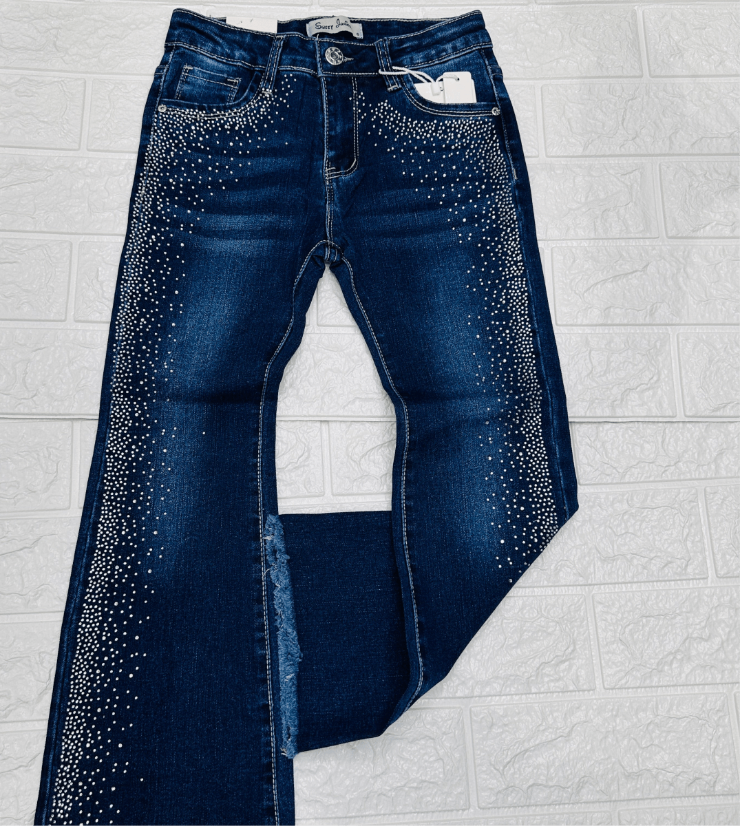 Jeans bimba brillantini Zs267 - Piccole Canaglie - PC20481
