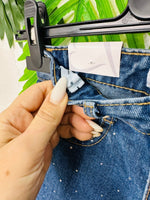 Jeans Brillantini slavato 8083 - Piccole Canaglie - PC23164