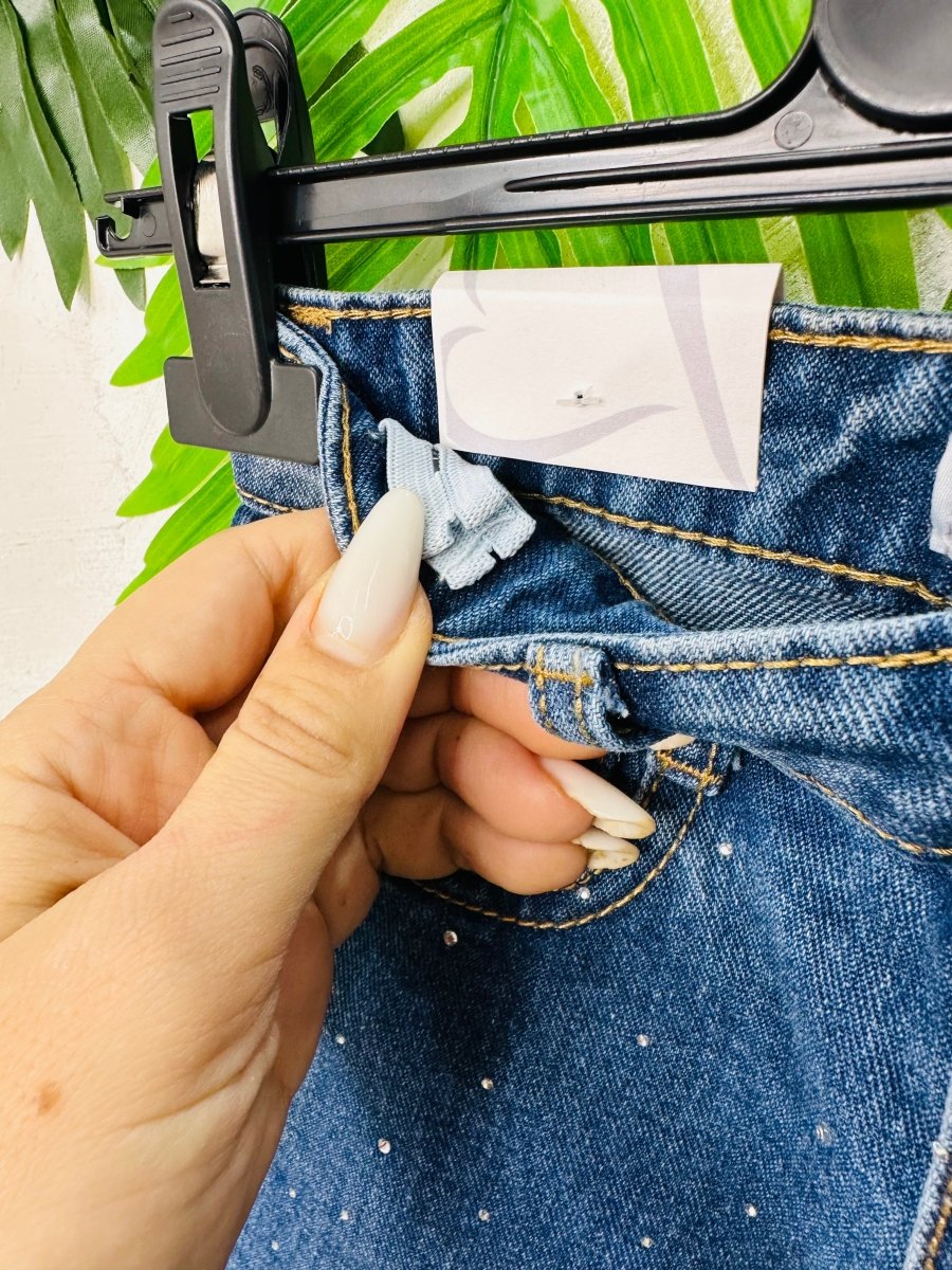 Jeans Brillantini slavato 8083 - Piccole Canaglie - PC23164