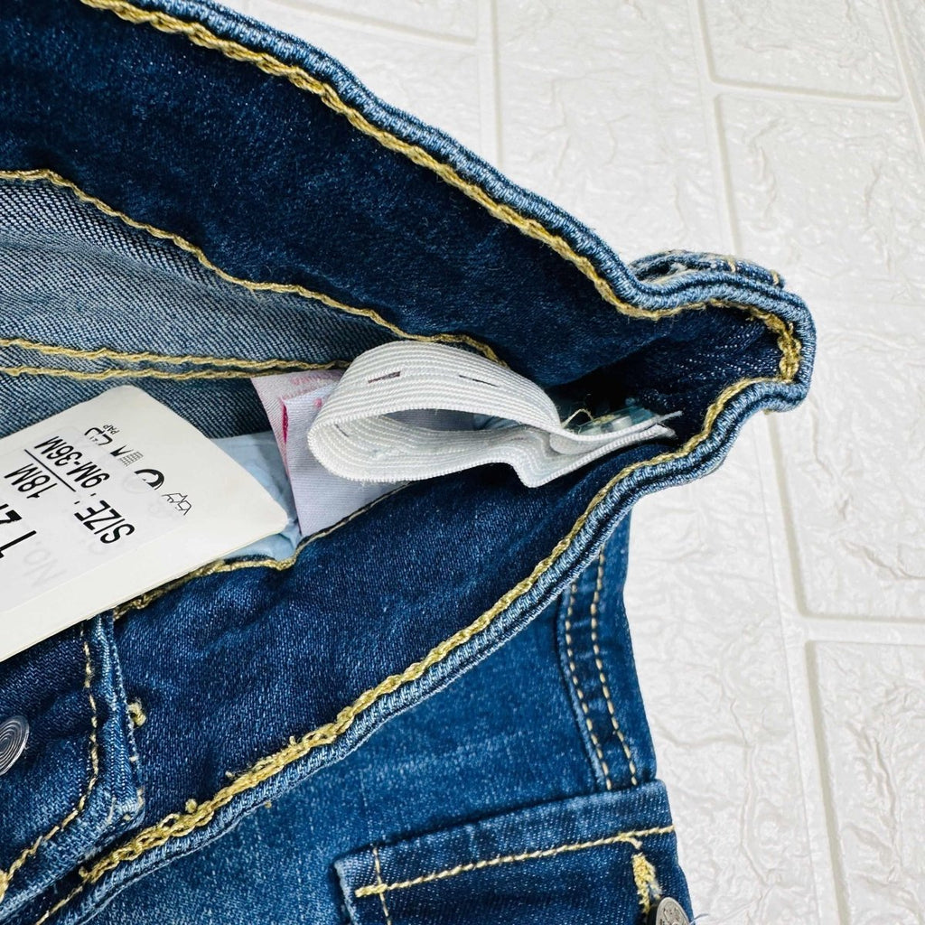 Jeans cargo a zampa - Piccole Canaglie - PC20906