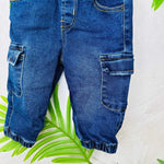 Jeans Cargo mesi - Piccole Canaglie - PC21427