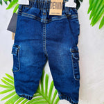 Jeans Cargo mesi - Piccole Canaglie - PC21427