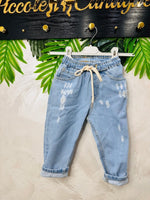 Jeans Con Elastico Vintage 41301 - Piccole Canaglie - PC26701
