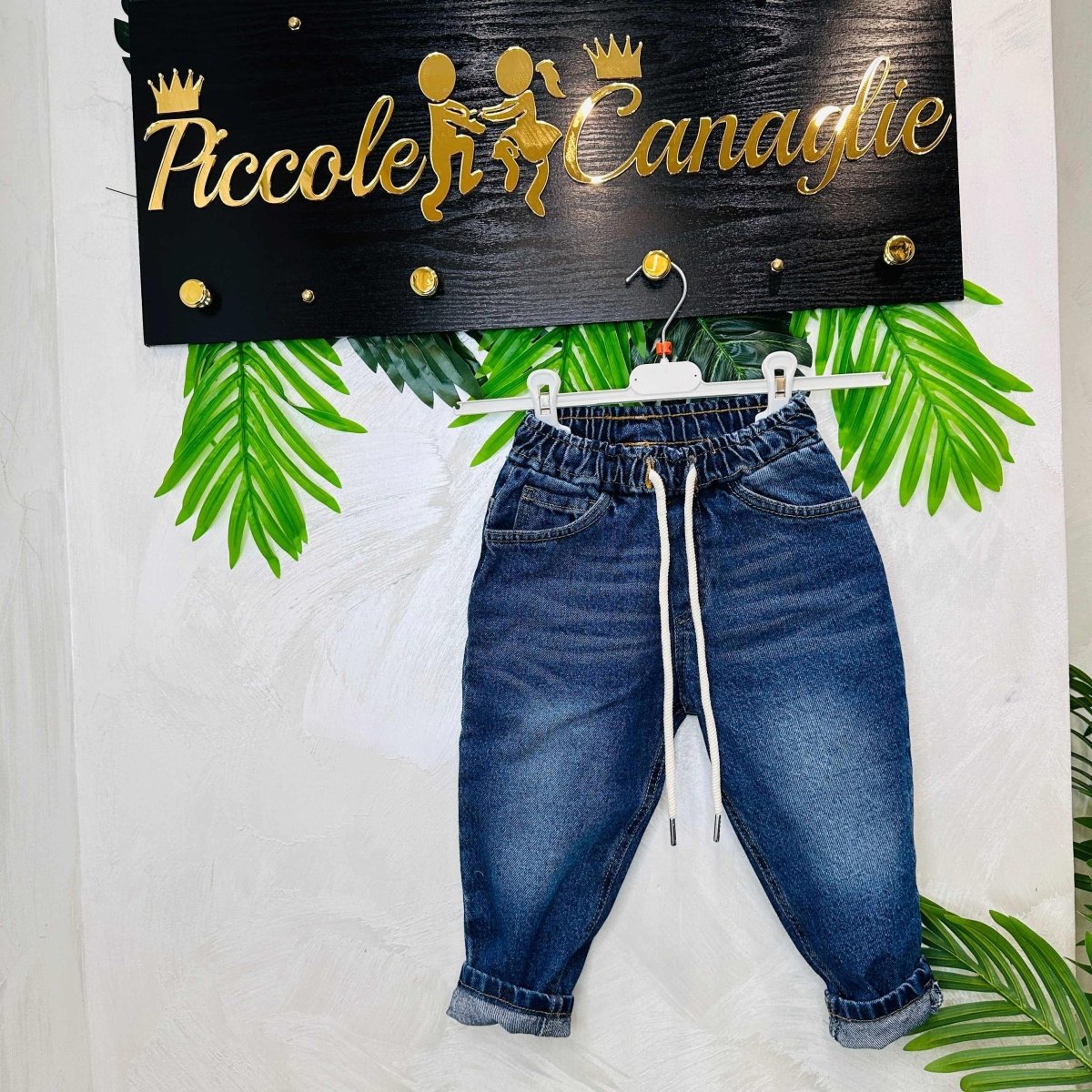 Jeans Infinity con elastico Anni - Piccole Canaglie - PC21613