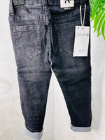 Jeans Nero 1326 elasticizzato - Piccole Canaglie - PC23602